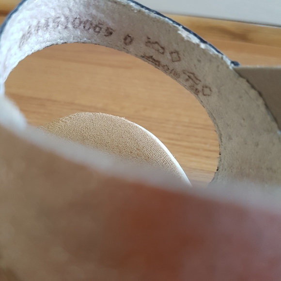 Rieker Blue Wedge Sandal Size 36 - Picture 8 of 10